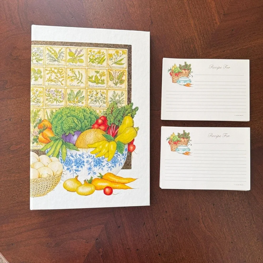 Hallmark Library Recipe File 1970s Herbs and Spices Botanical Garden Ben Black